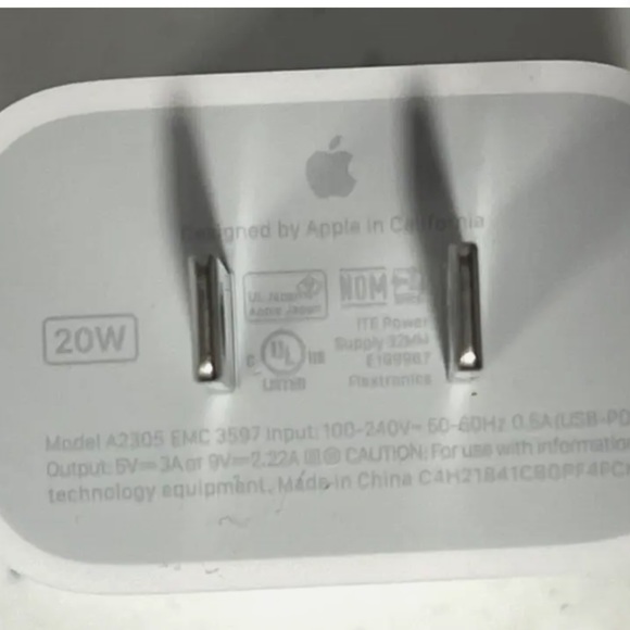 USB-C POWER ADAPTER FAST CHARGER ANDROID AND APPLE - Picture 2 of 3